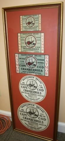 Appraisal: OLD CRANBERRY LABELS FROM MAYFLOWER BRANDCAPE COD CRANBERRIES EATMOR IN