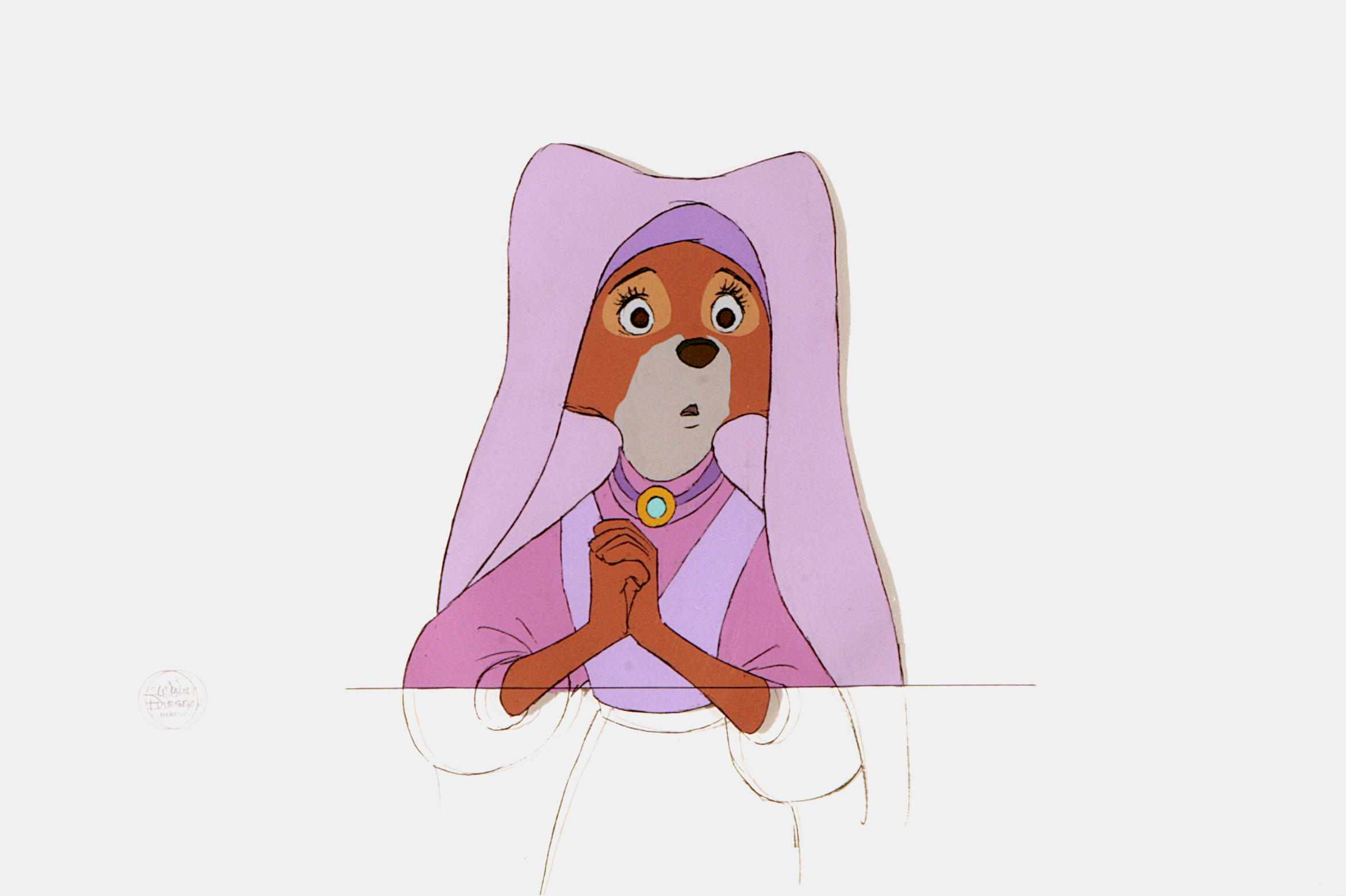 Appraisal: Animation Art A Walt Disney celluloid from Robin Hood gouache