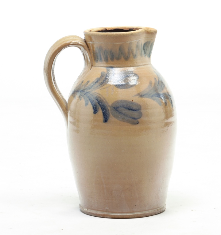 Appraisal: AMERICAN STONEWARE PITCHER Possibly Maryland or Virginia nd half th