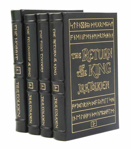 Appraisal: TOLKIEN J R Four Easton Press editions uniformly bound in