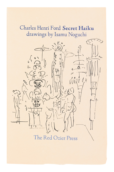 Appraisal: NOGUCHI ISAMU and FORD CHARLES HENRI Secret Haiku illustrations after