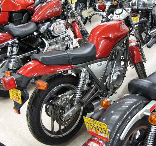 Appraisal: YAMAHA MOTORCYCLE SRX- Super Single cc single -speed chain drive