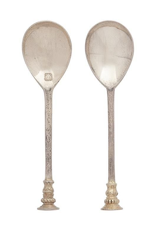 Appraisal: An English Silver Set of Demitasse Spoons Thomas Bradbury Sons