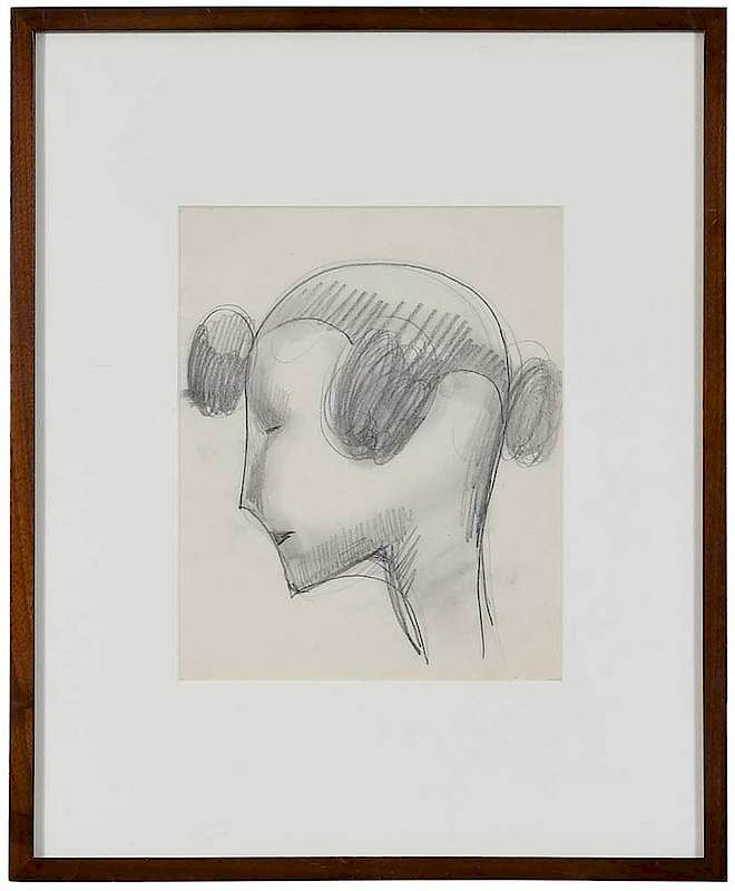 Appraisal: Elie Nadelman New York Polish - Female Head in Profile