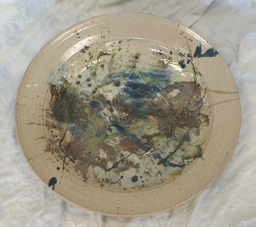 Appraisal: Alan Burslem American Arden DE Stoneware Charger diameter