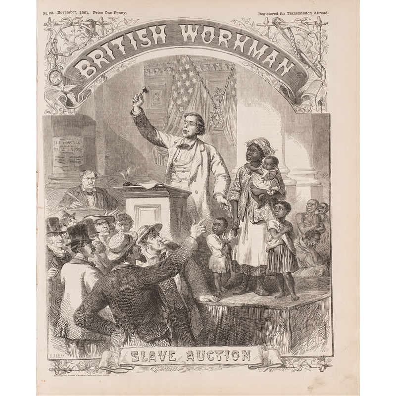 Appraisal: SLAVERY ABOLITION The British Workman issues complete year run Nos