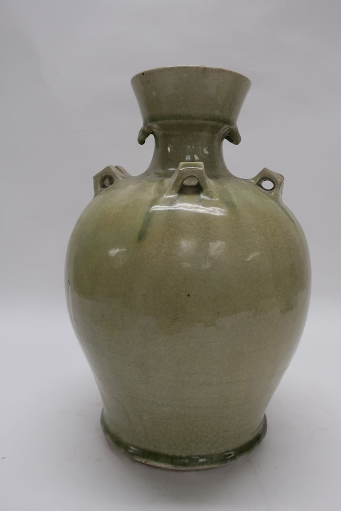 Appraisal: Rare Yueyao Type Jar Excellent example of a th th