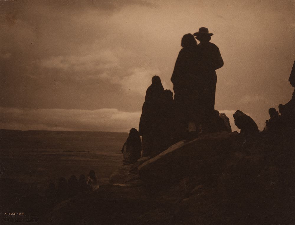 Appraisal: Edward Curtis Watching the Morning Races Edward S Curtis -