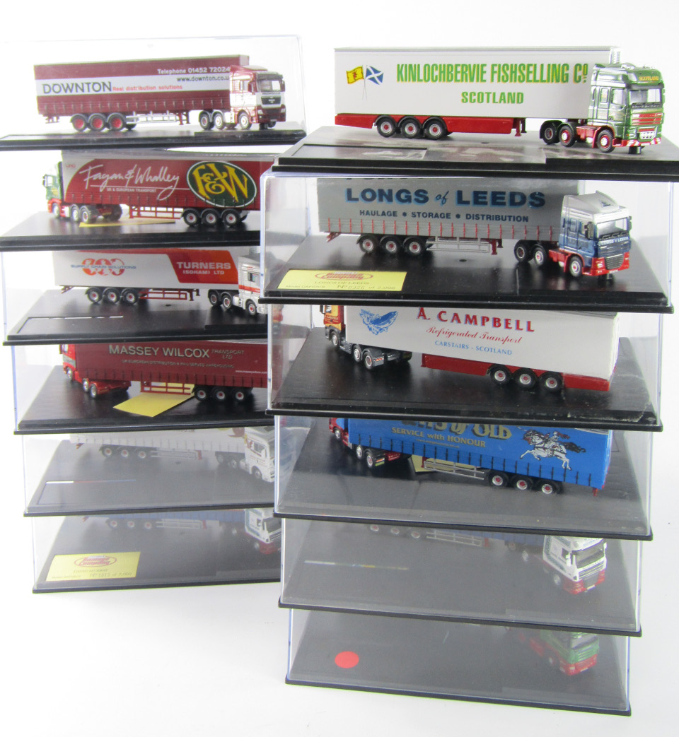 Appraisal: Oxford die cast models of container lorries boxed comprising Robert