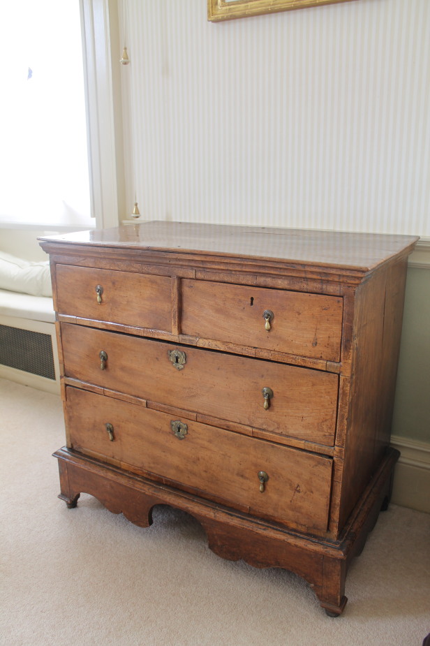 Appraisal: An early thC elm chest of two short and two