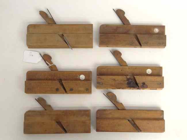 Appraisal: Lot six early molding planes Names include S Badman Moseley