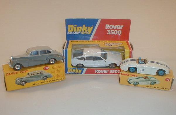 Appraisal: Dinky Rolls Royce silver wraith boxed flap missing Dinky Cunningham