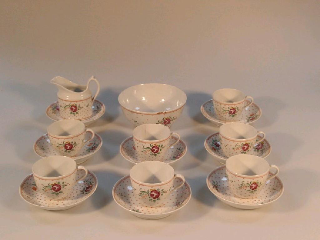 Appraisal: A Newhall style thC tea service