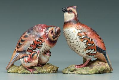 Appraisal: Two Doughty quail figurines - in male and - in