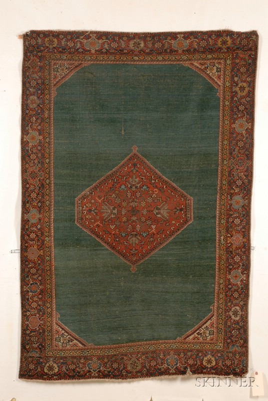 Appraisal: Fereghan Rug West Persia last quarter th century even wear