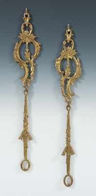 Appraisal: A Pair of Rococo Style Gilt Brass Wall Ornaments Each