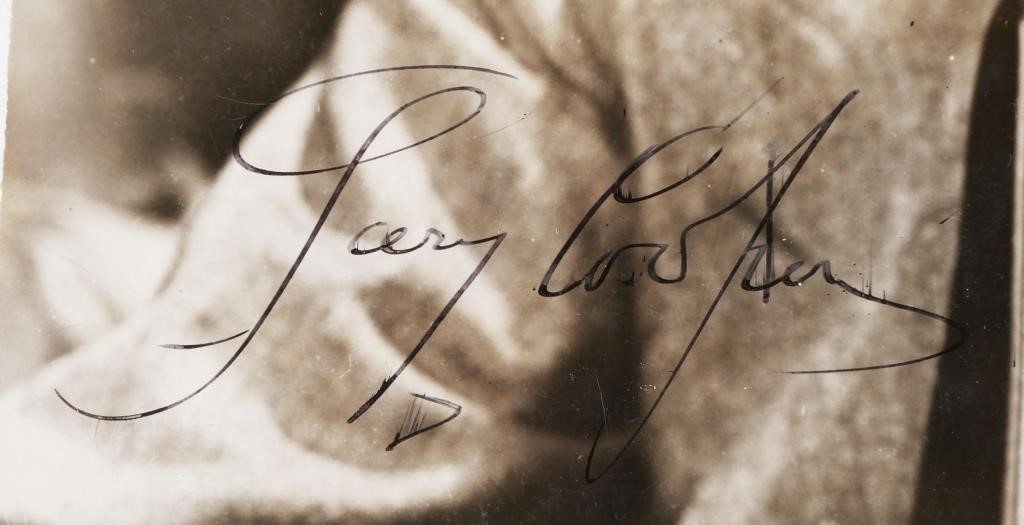 Appraisal: PSA-authenticated signed photograph of Gary Cooper Obtained from RR Auction