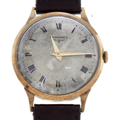 Appraisal: A Longines ct gold gentleman's wristwatch calibre M LXW movement