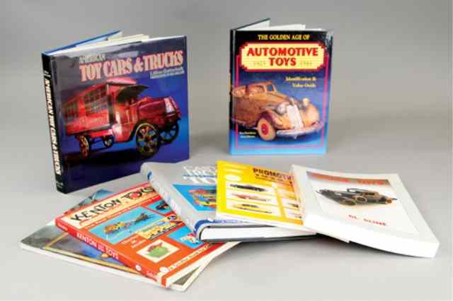 Appraisal: TOY BOOK GROUPING Library selections include Automotive Toys Past Joys