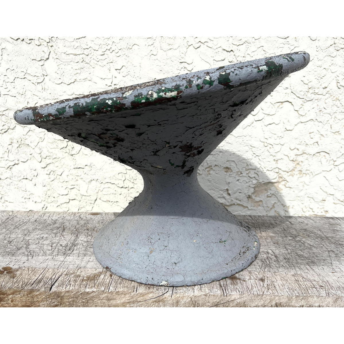 Appraisal: Lg Willy Guhl Tilted Cone Planter Dimensions H inches W