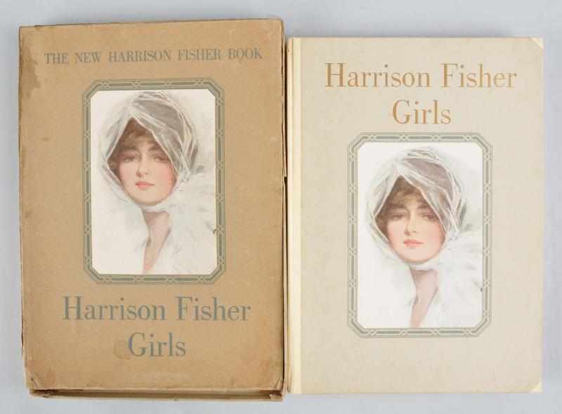 Appraisal: Harrison Fisher Girls Art Book with Gift Box Description This