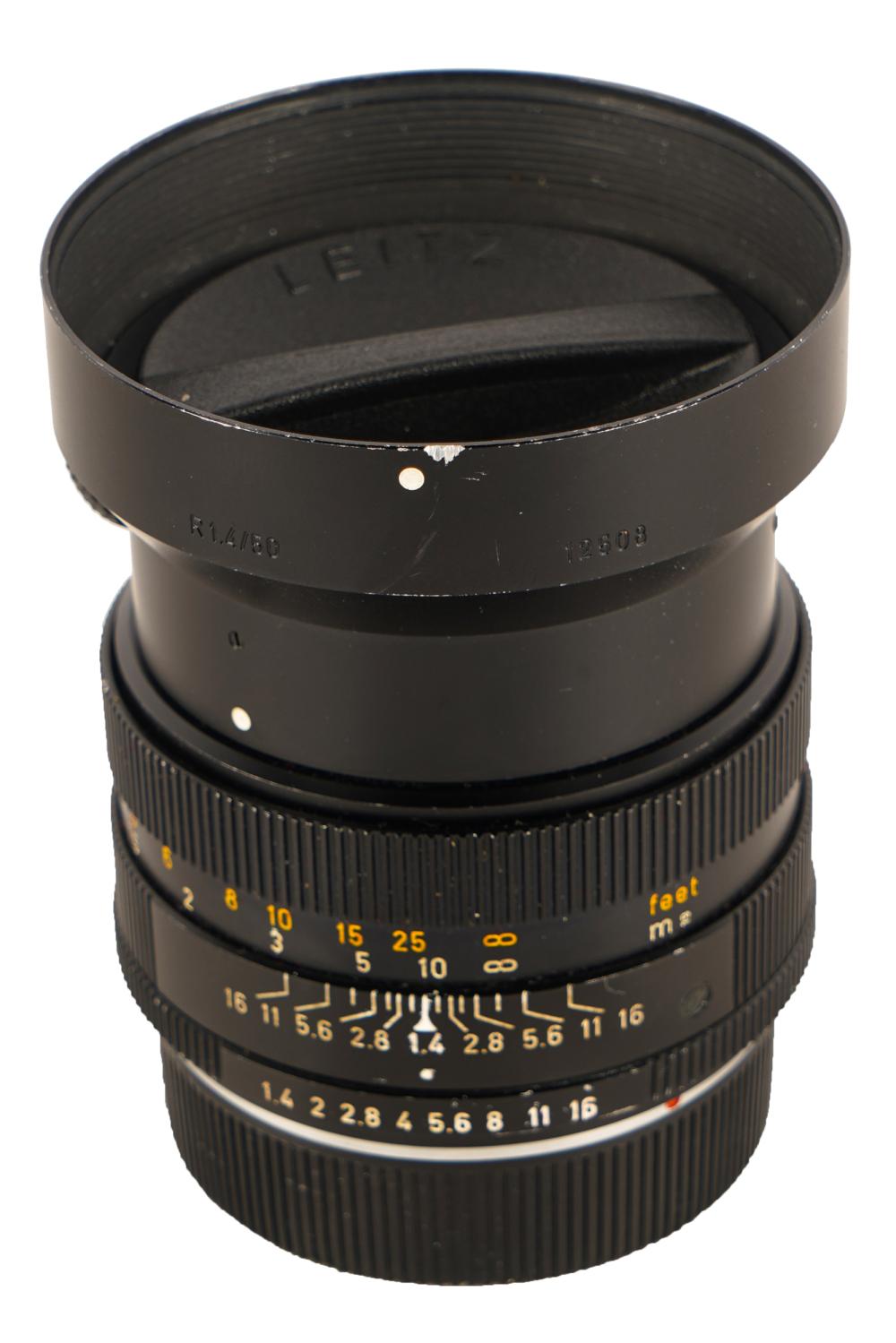 Appraisal: LEITZ WETZLAR MM F SUMMILUX-R LENSR-Mount lens Provenance The Estate