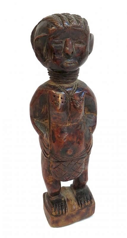 Appraisal: African Figural Carving African Figural Carving Description Reportedly Ashanti a