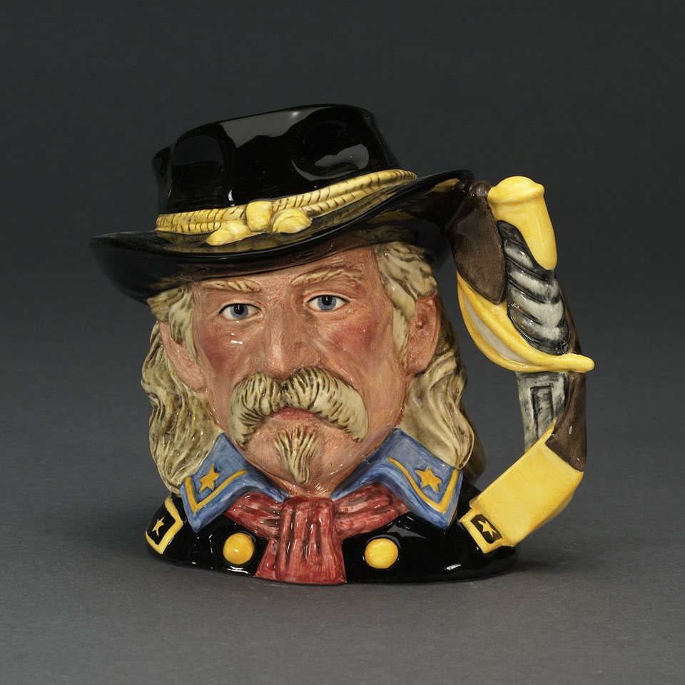 Appraisal: Three Royal Doulton Character Jugs General Custer D North American