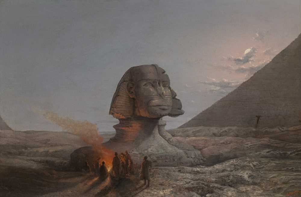 Appraisal: GIROLAMO GIANNI ITALIAN - THE GREAT SPHINX OF GIZA BY