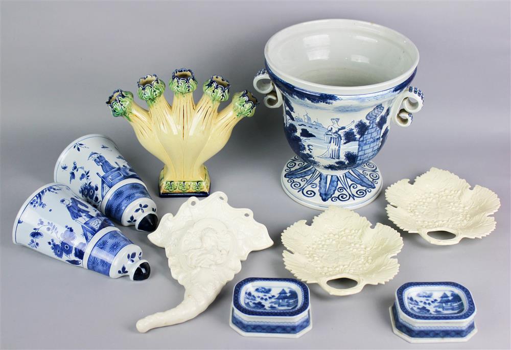 Appraisal: GROUP OF COLONIAL WILLIAMSBURG REPRODUCTION CERAMICS each with factory marks