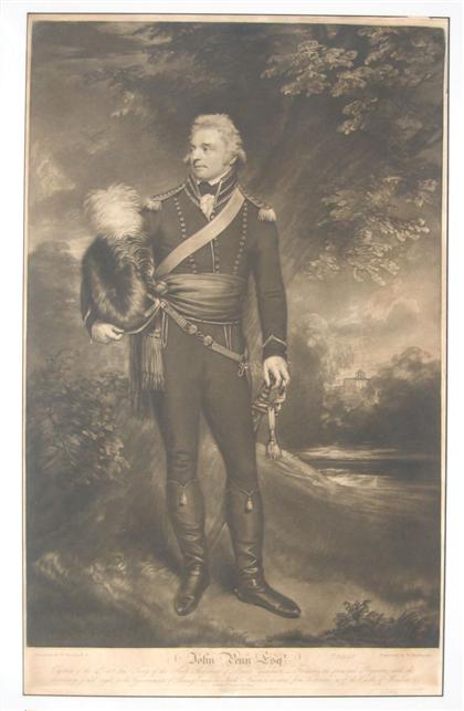 Appraisal: piece Mezzotint Engraving Dunkarton R after Beecky Sir W John