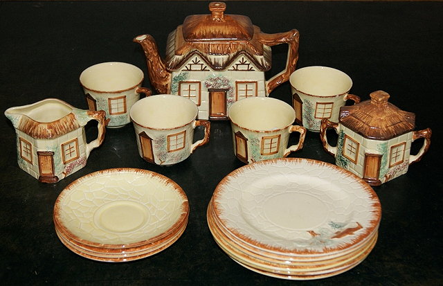 Appraisal: Cottage Ware part tea setincluding a teapot a sugar basin