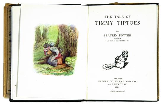 Appraisal: POTTER Helen Beatrix - The Tale of Timmy Tiptoes London