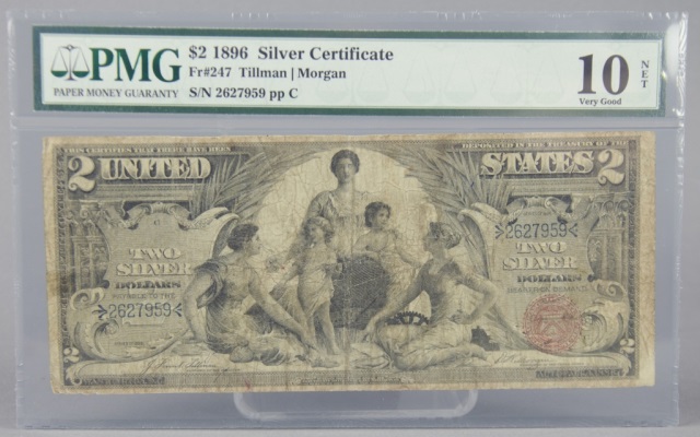 Appraisal: Silver Certificate - FR Very scarce issue certified and graded