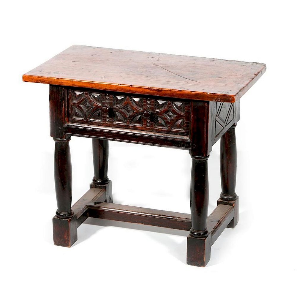 Appraisal: A Spanish Colonial table A th century Spanish Colonial one