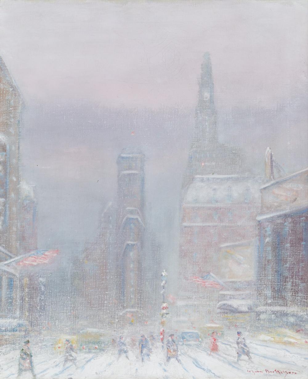 Appraisal: JOHANN BERTHELSEN American - Times Square New York N Y