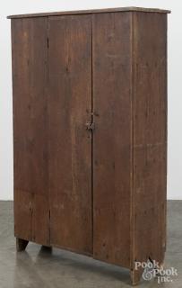 Appraisal: Virginia walnut canning cupboard th c with a shelved interior