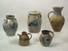 Appraisal: STONEWARE - Five piece lot of contemporary stoneware consisting of