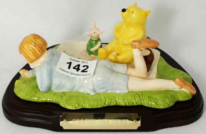 Appraisal: Royal Doulton Winnie the Pooh Tableau Summers Day Picnic WP