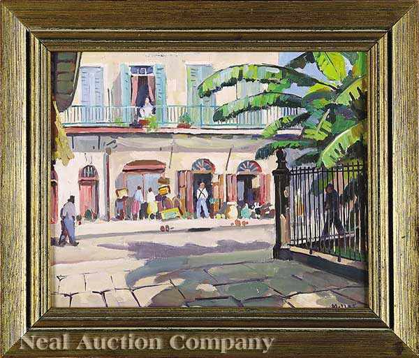 Appraisal: Clarence Millet A N A American New Orleans - Antique