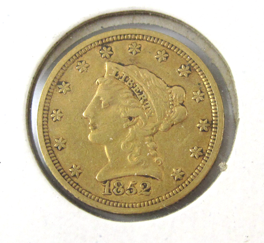 Appraisal: U S TWO AND ONE-HALF DOLLAR GOLD COIN Liberty head