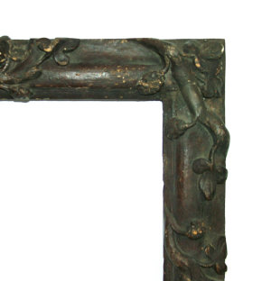 Appraisal: An th Century Carved and Painted Reverse Profile Frame with