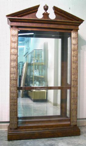 Appraisal: Large Pulaski Furniture glass and wood display cabinet very ornate