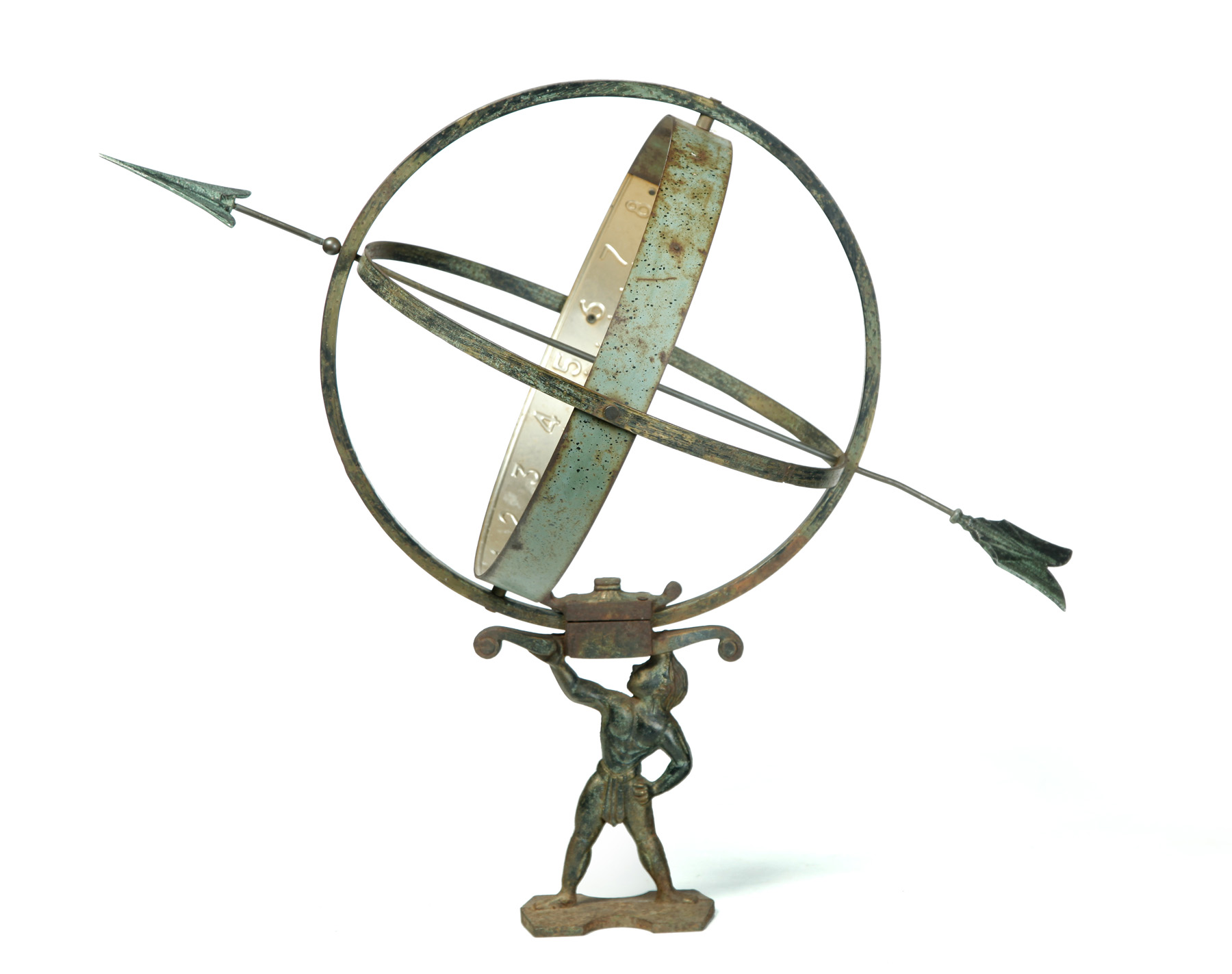 Appraisal: AMERICAN SUNDIAL Early th century mixed metals In the form