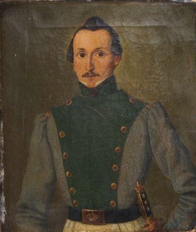 Appraisal: TH CENTURY GERMAN SCHOOL Portrait of Karl Fr Lindemann inscribed