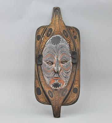 Appraisal: Papua New Guinea Sepik River Figural Mask ca th Century