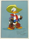 Appraisal: CARTOON CELL - Donald Duck in Cowboy Costume by Frank