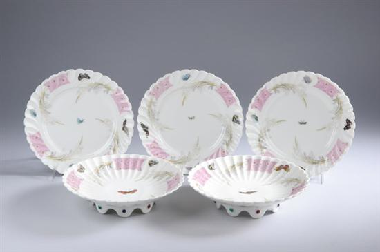 Appraisal: -PIECE HAVILAND LIMOGES PORCELAIN DESSERT SERVICE last quarter th century