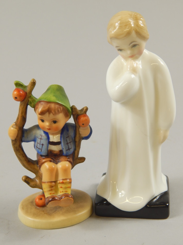 Appraisal: Two ceramic figures Darling printed mark to underside and a