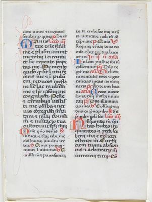 Appraisal: A collection of printed and manuscript leaves from various works